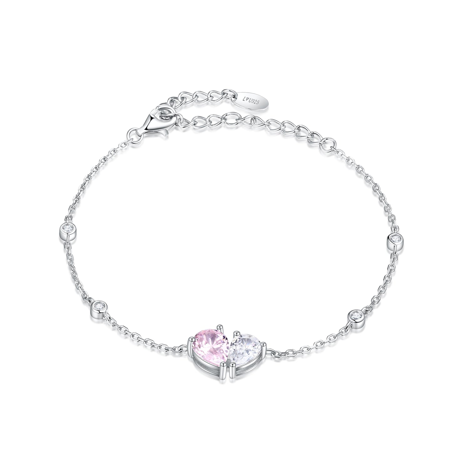 Pulsera Pear Cut Corazon