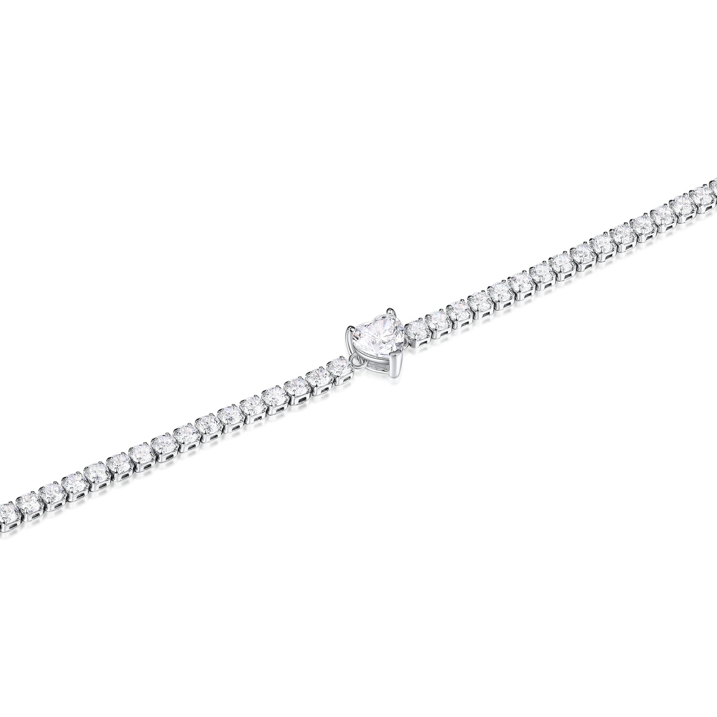 Pulsera Tennis Corazon