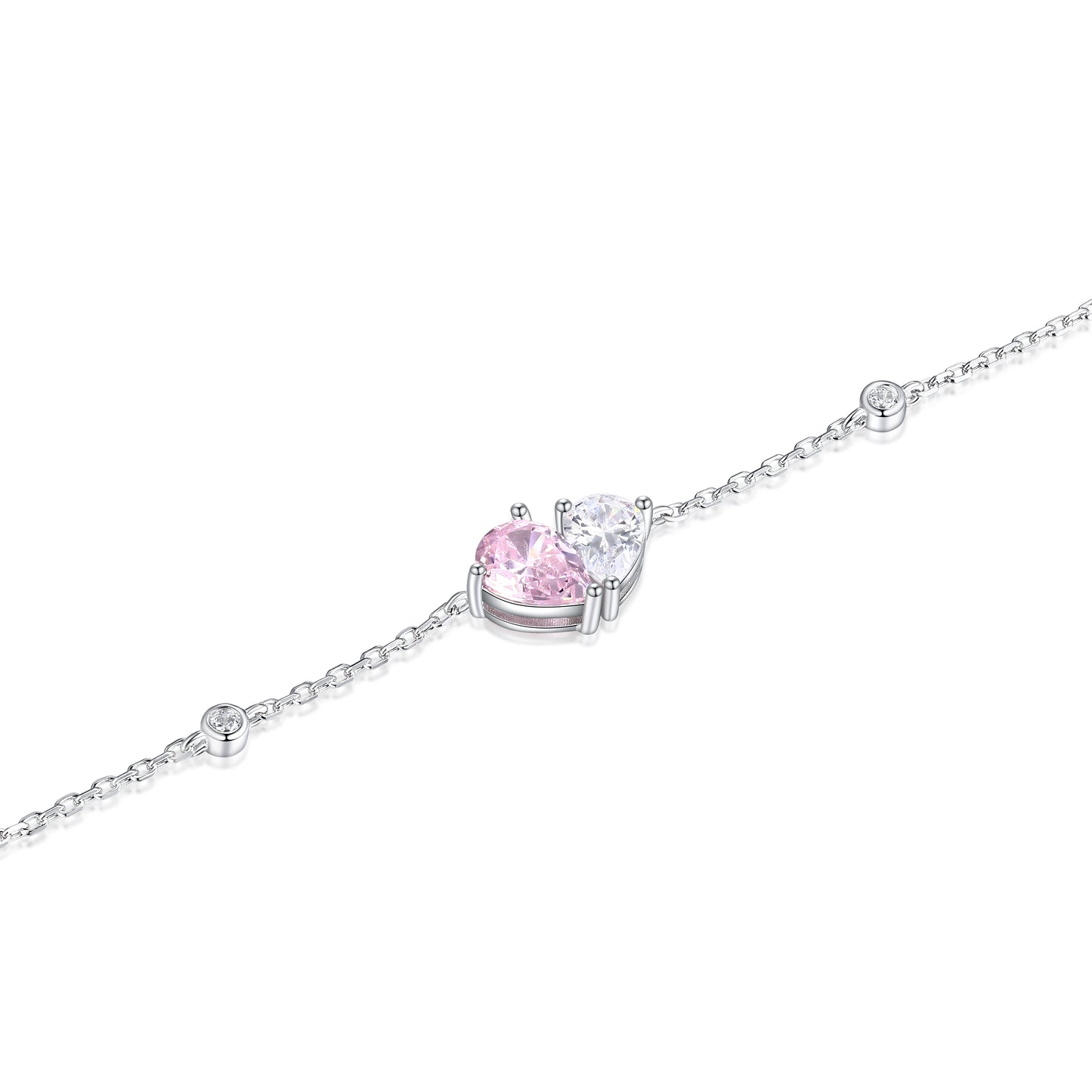 Pulsera Pear Cut Corazon