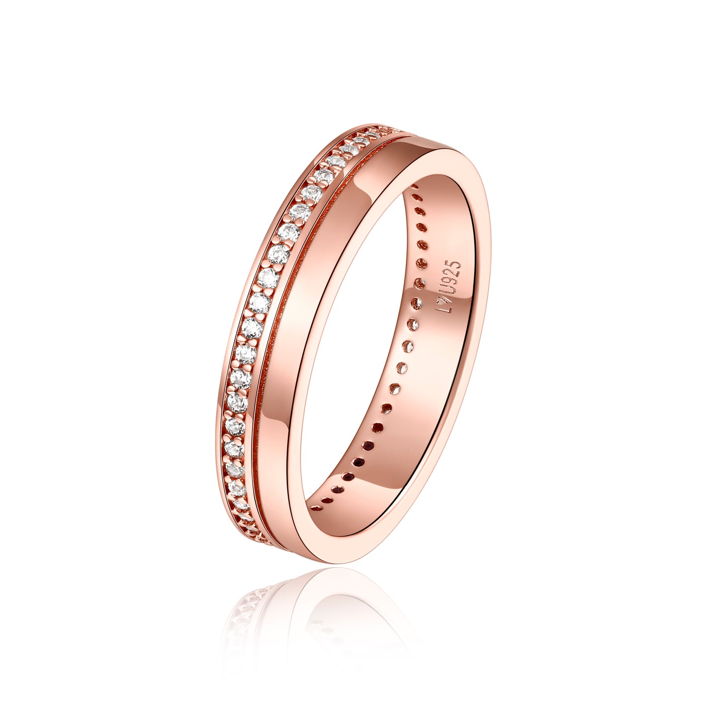 Anillo Matrimonio Mujer Oro Rosa