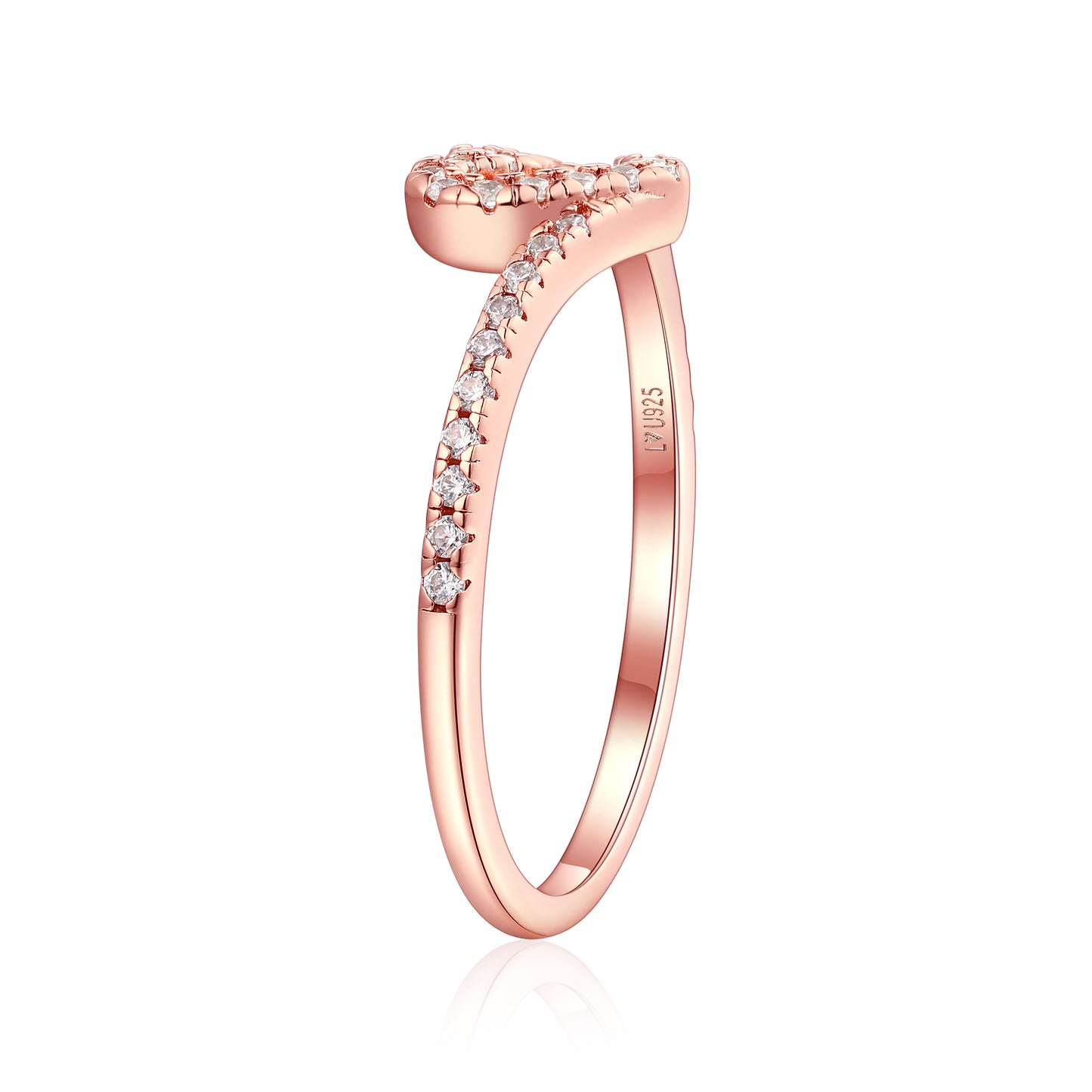 Anillo Corazon Cisne