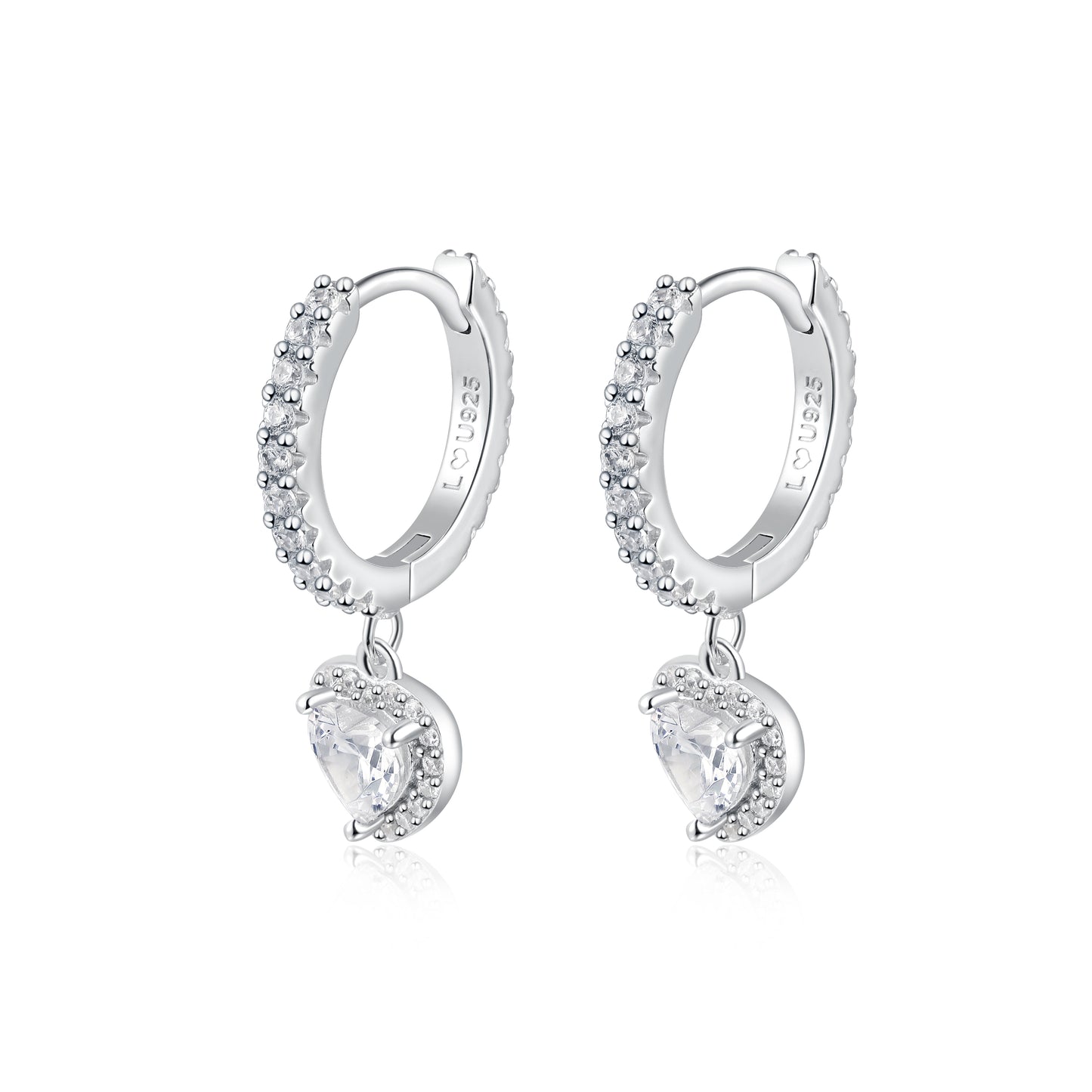 Argollas Corazón Halo