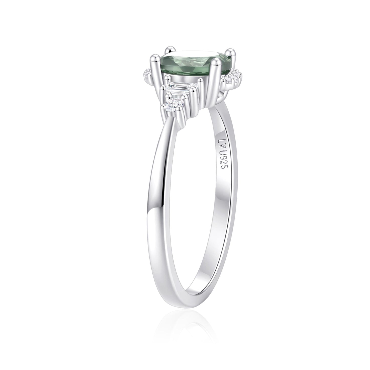 Anillo Midnight Plata