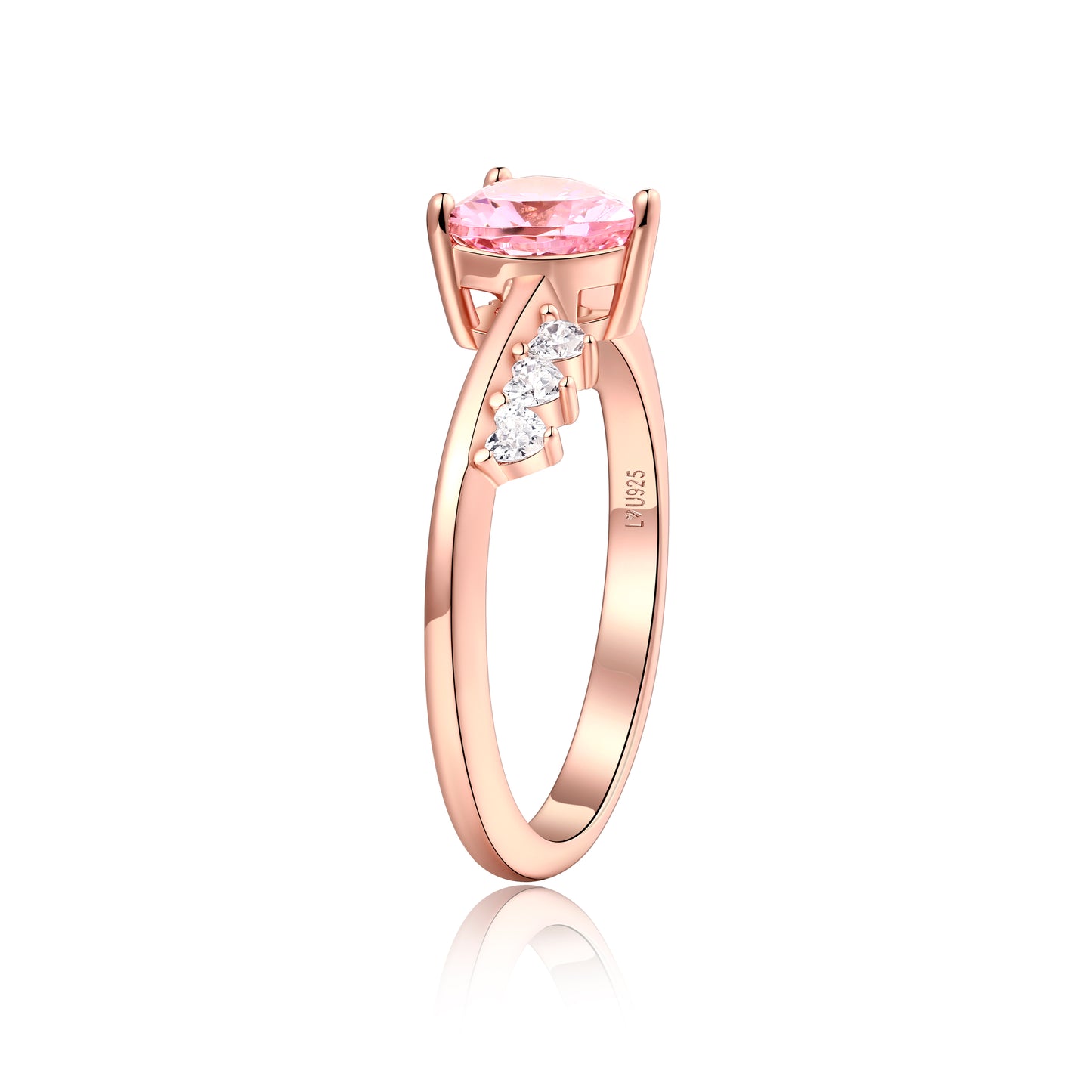 Anillo Promesa Oro Rosa