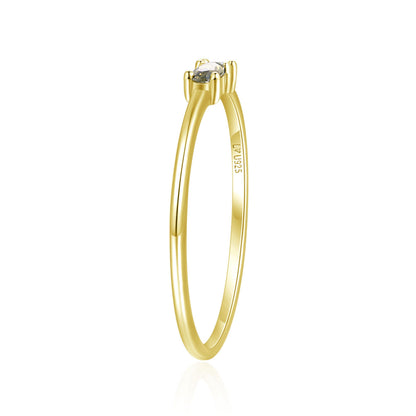 Anillo Olivo Oro Amarillo