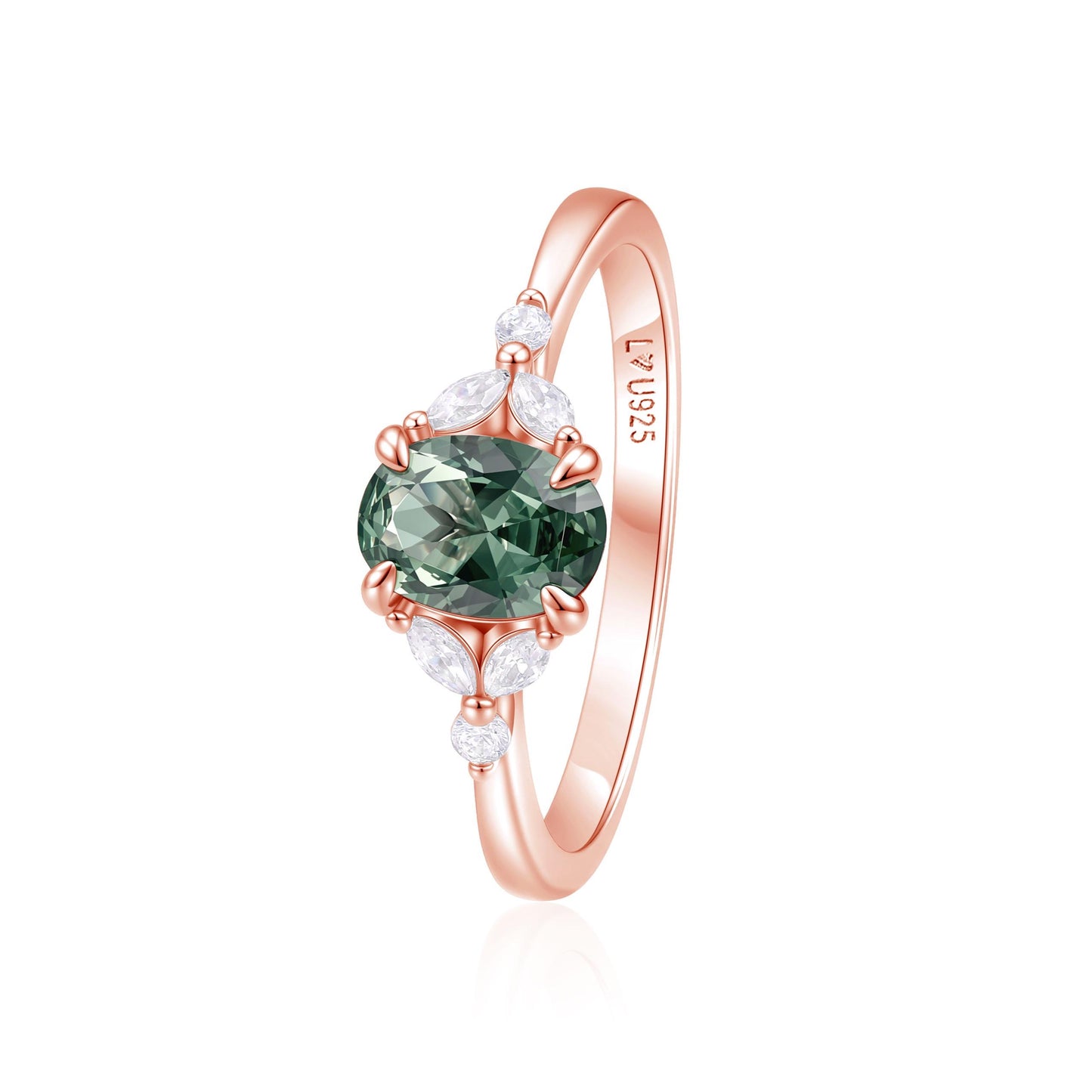 Anillo Salvia Oro Rosa