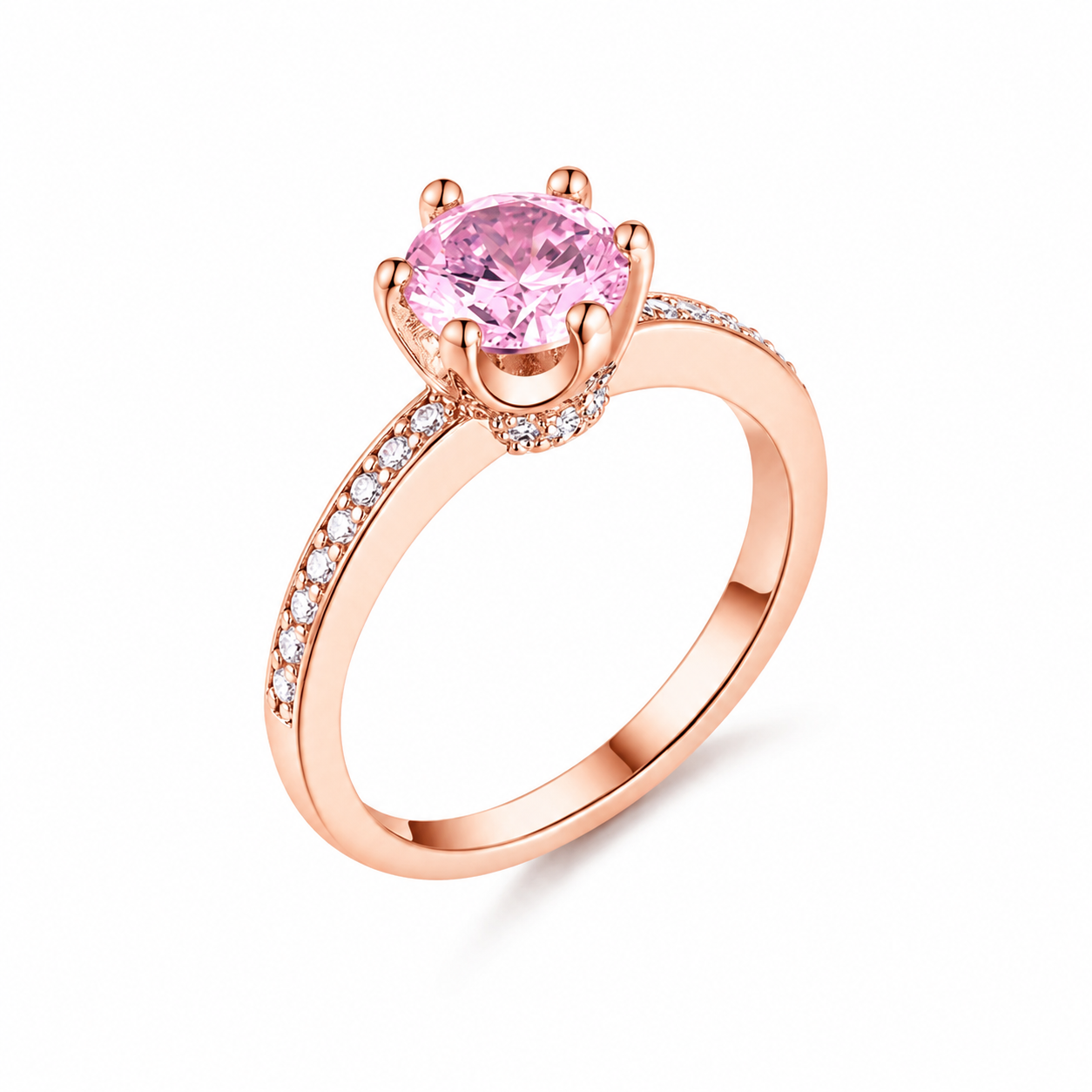 Anillo Princesa Oro Rosa