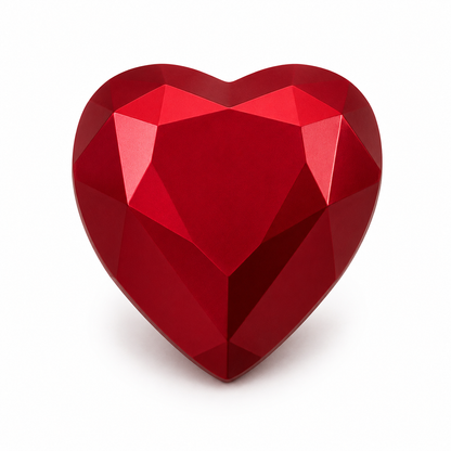 Caja de Regalo Corazón LED