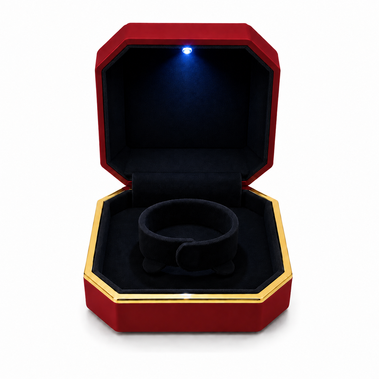 Caja de Regalo LED Pulsera Roja