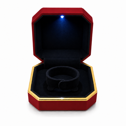 Caja de Regalo LED Pulsera Roja