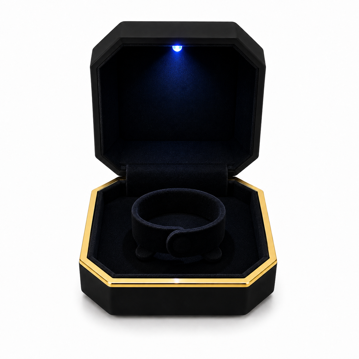 Caja de Regalo LED Pulsera Negra