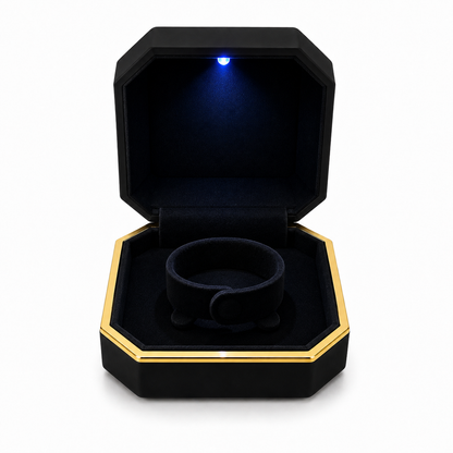 Caja de Regalo LED Pulsera Negra