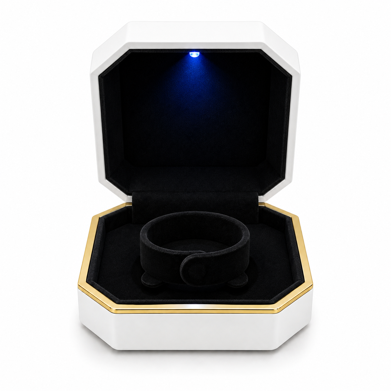 Caja de Regalo LED Pulsera Blanca