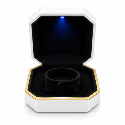 Caja de Regalo LED Pulsera Blanca