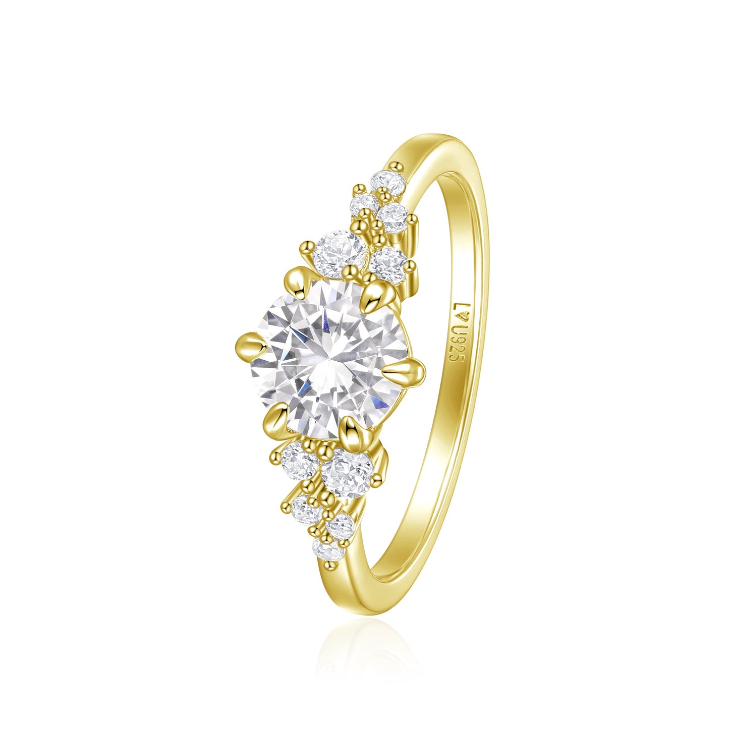 Anillo Cassey Oro Amarillo en plata 925 - Louty Joyería