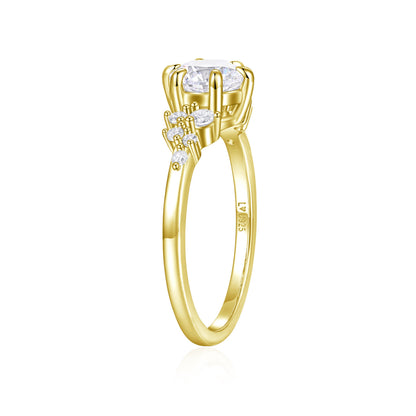 Anillo Cassey Oro Amarillo en plata 925 - Louty Joyería