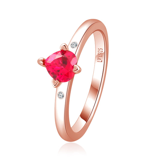 Anillo Forever Oro Rosa en plata 925 - Louty Joyería