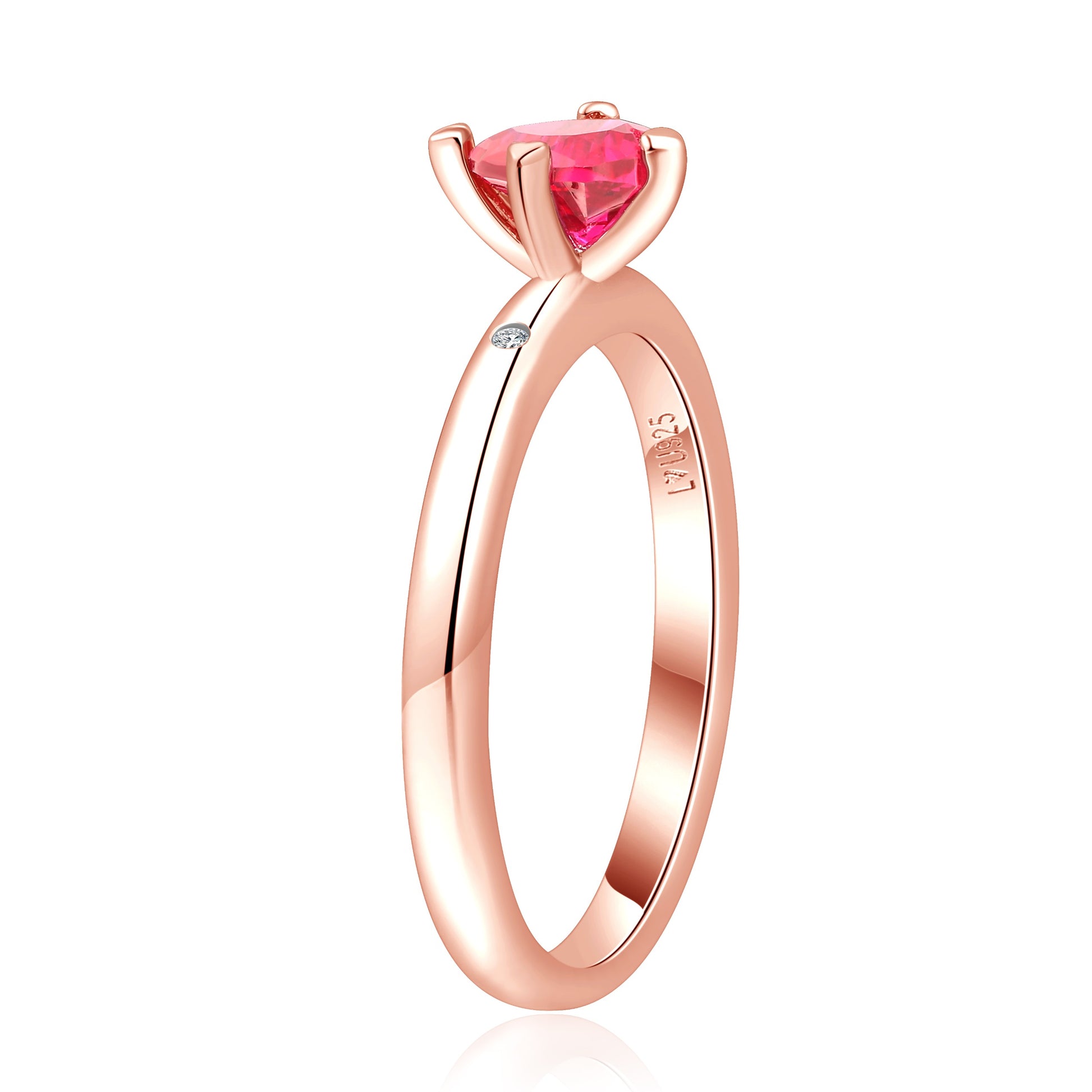 Anillo Forever Oro Rosa en plata 925 - Louty Joyería