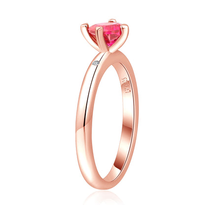 Anillo Forever Oro Rosa en plata 925 - Louty Joyería