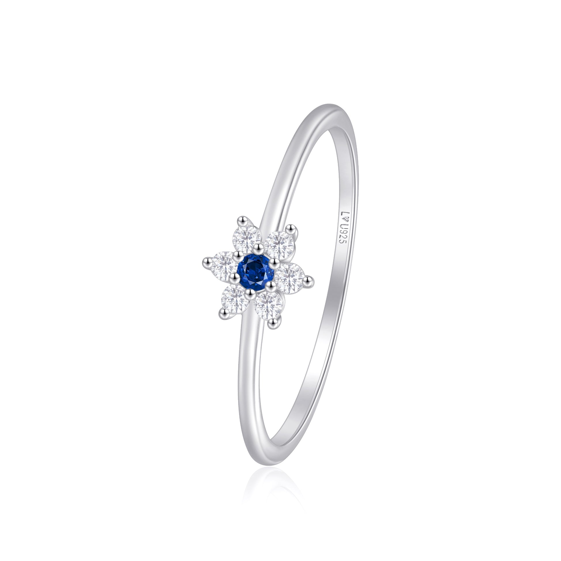 Anillo Índigo en plata 925 - Louty Joyería