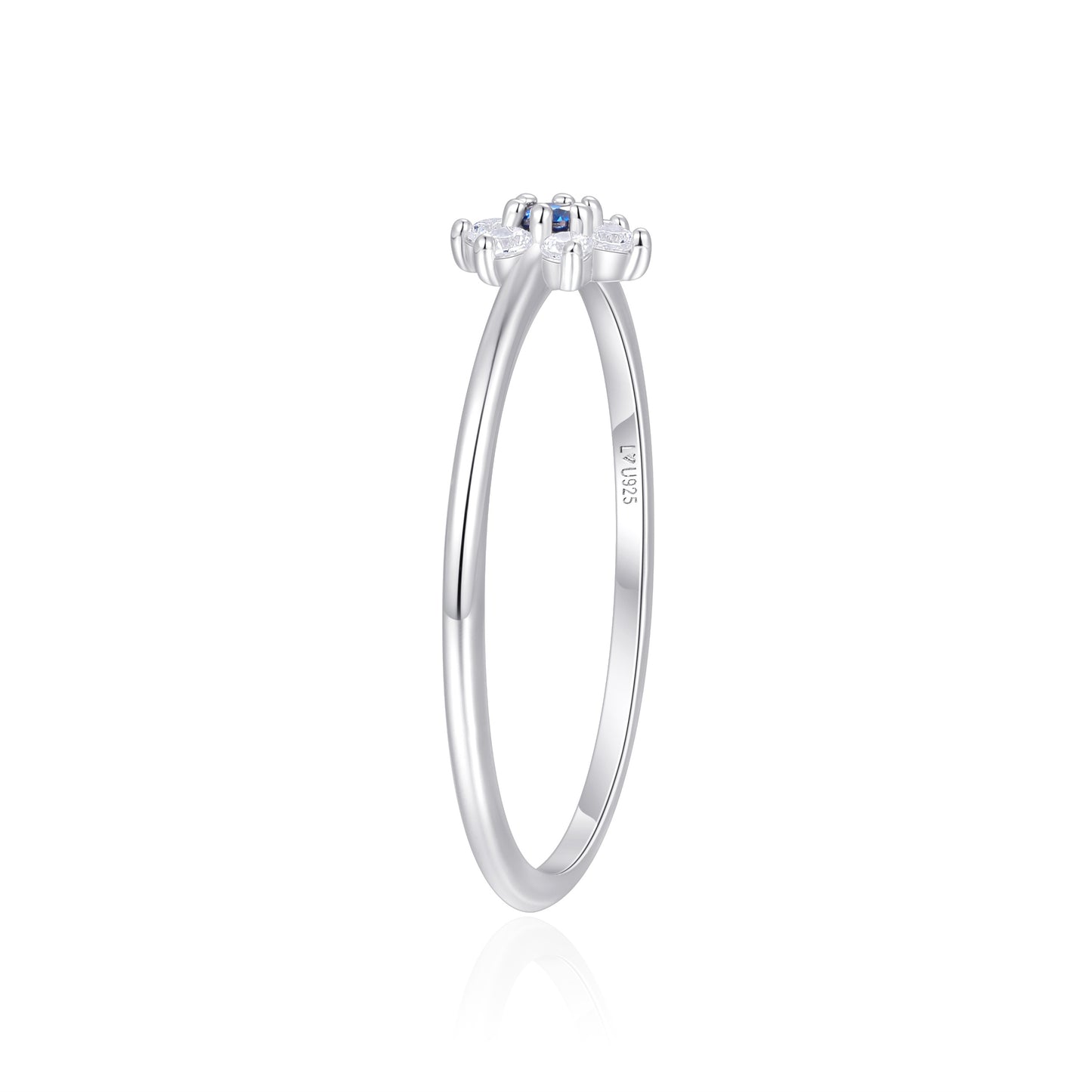Anillo Índigo en plata 925 - Louty Joyería