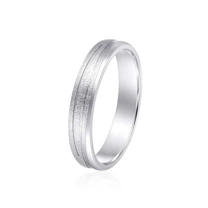 Anillo Matrimonio Combinado H Plata en plata 925 - Louty Joyería