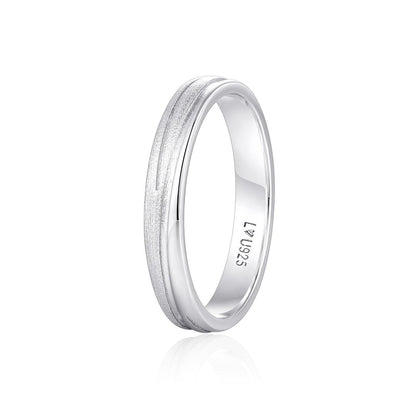 Anillo Matrimonio Combinado M Plata en plata 925 - Louty Joyería