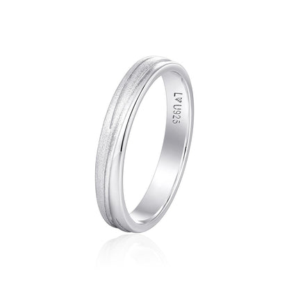 Anillo Matrimonio Combinado M Plata en plata 925 - Louty Joyería