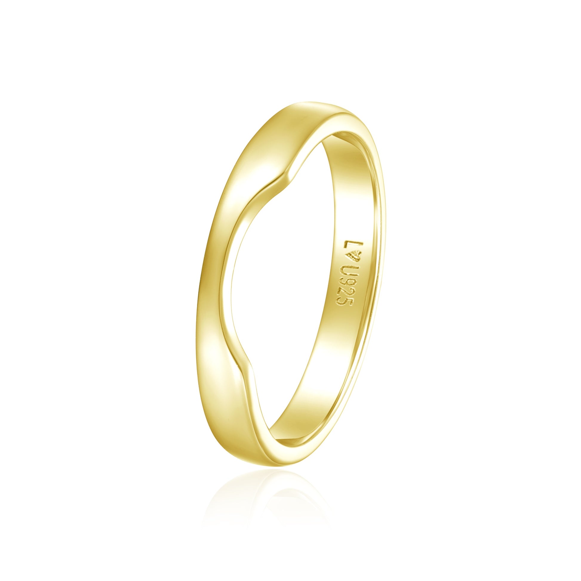 Anillo Matrimonio Set Marquise Oro Amarillo en plata 925 - Louty Joyería
