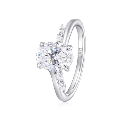 Anillo Oval Royal en plata 925 - Louty Joyería