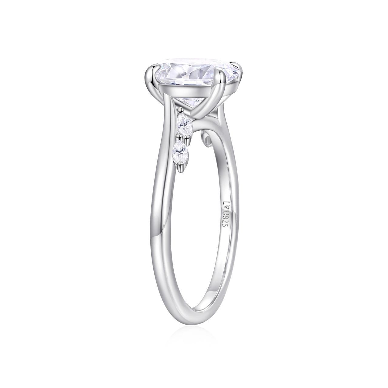 Anillo Oval Royal en plata 925 - Louty Joyería