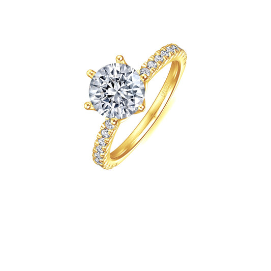 Anillo Petalo Oro Amarillo