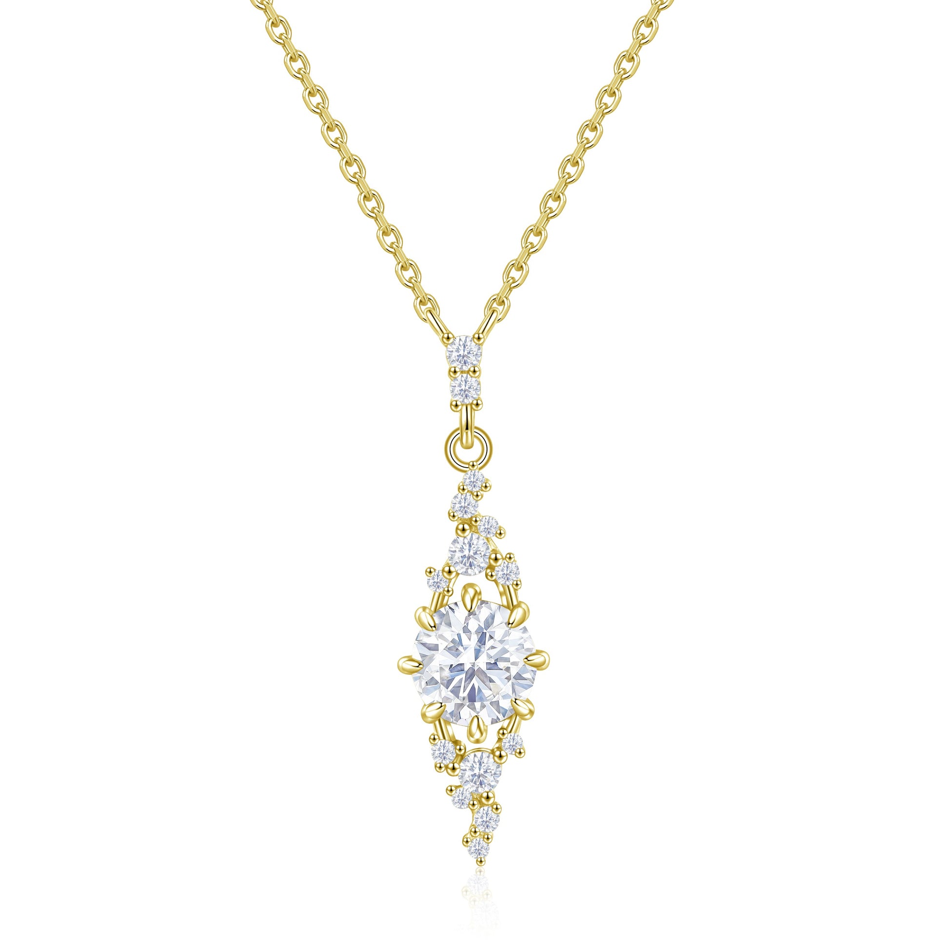 Collar Cassey Oro Amarillo en plata 925 - Louty Joyería