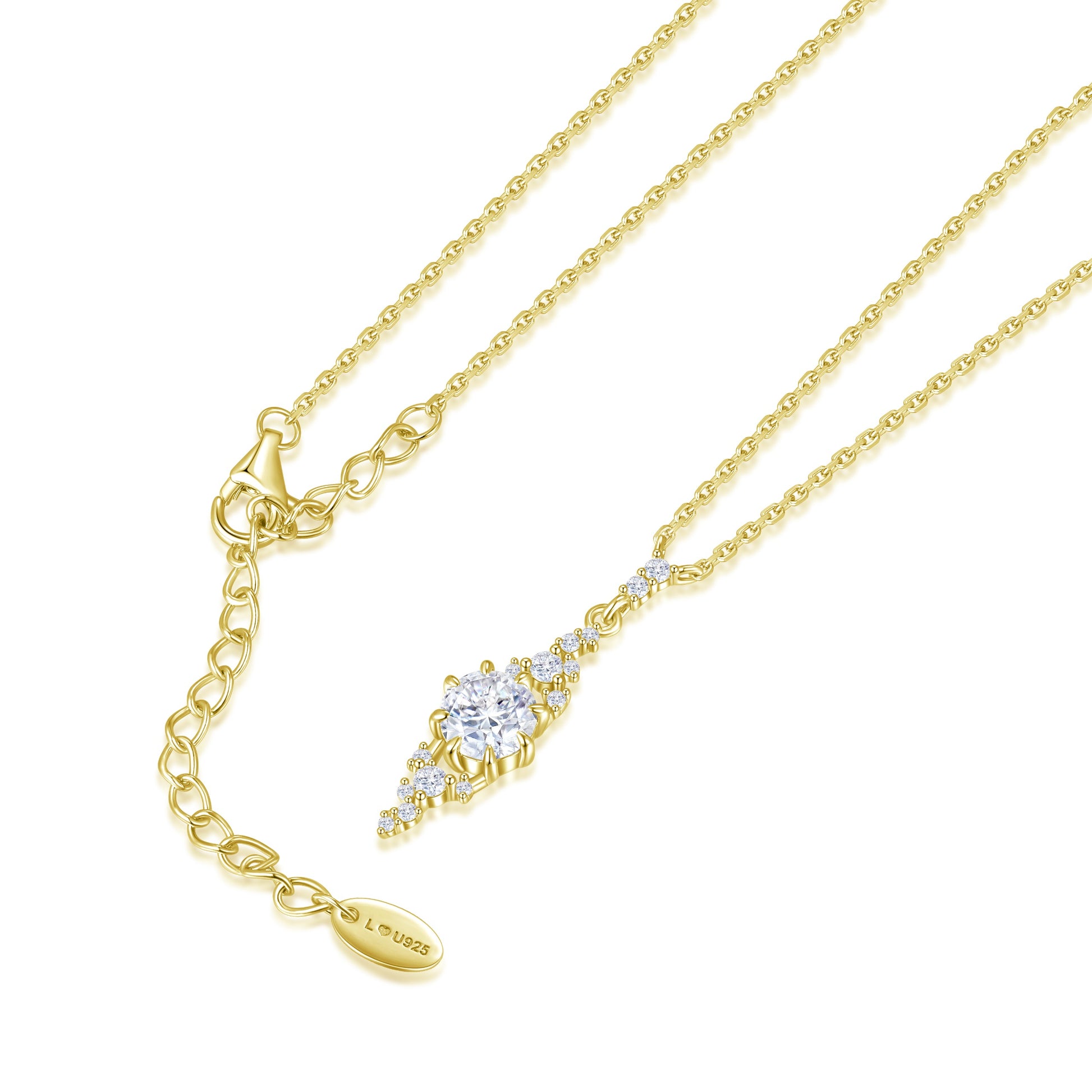 Collar Cassey Oro Amarillo en plata 925 - Louty Joyería